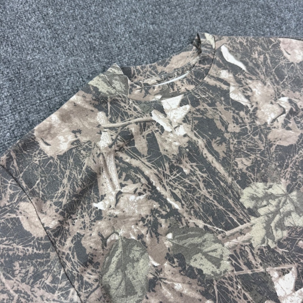 Public Supply NYC T Shirt Size S Brown Camo Real Tree Print Mens